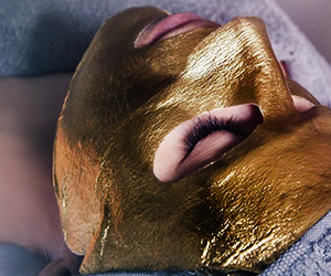 Gold infusion face